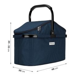 Chladiací košík 25 litrov Tmavo-modrý - č. 2
