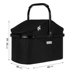 Chladiací košík 25 litrov Čierny - č. 2
