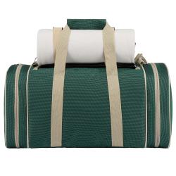 Pikniková taška pre 4 osoby s dekou Zelená - č. 7