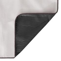 Pikniková deka 125x150 cm Hnedá s kruhmi - č. 7